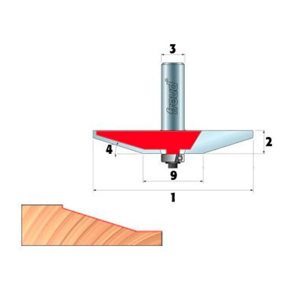3 1/2" Raised Panel Bit - Freud