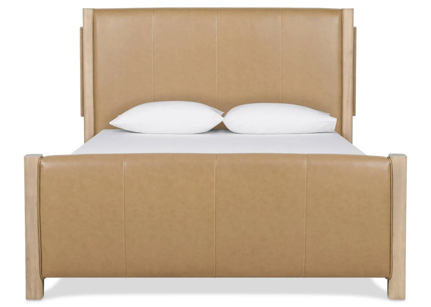 Grand lit rembourré Hewing -Bellissimo parchemin