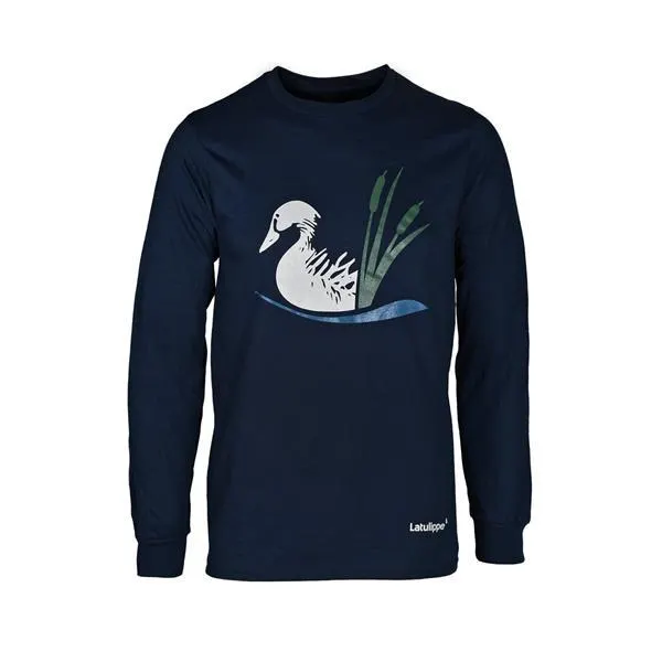T-shirt manches longues Canard pour homme