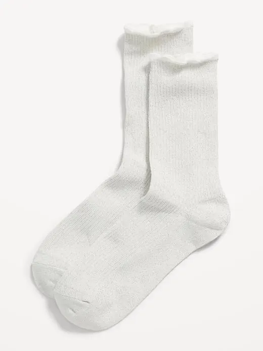 Shine Crew Socks for Women