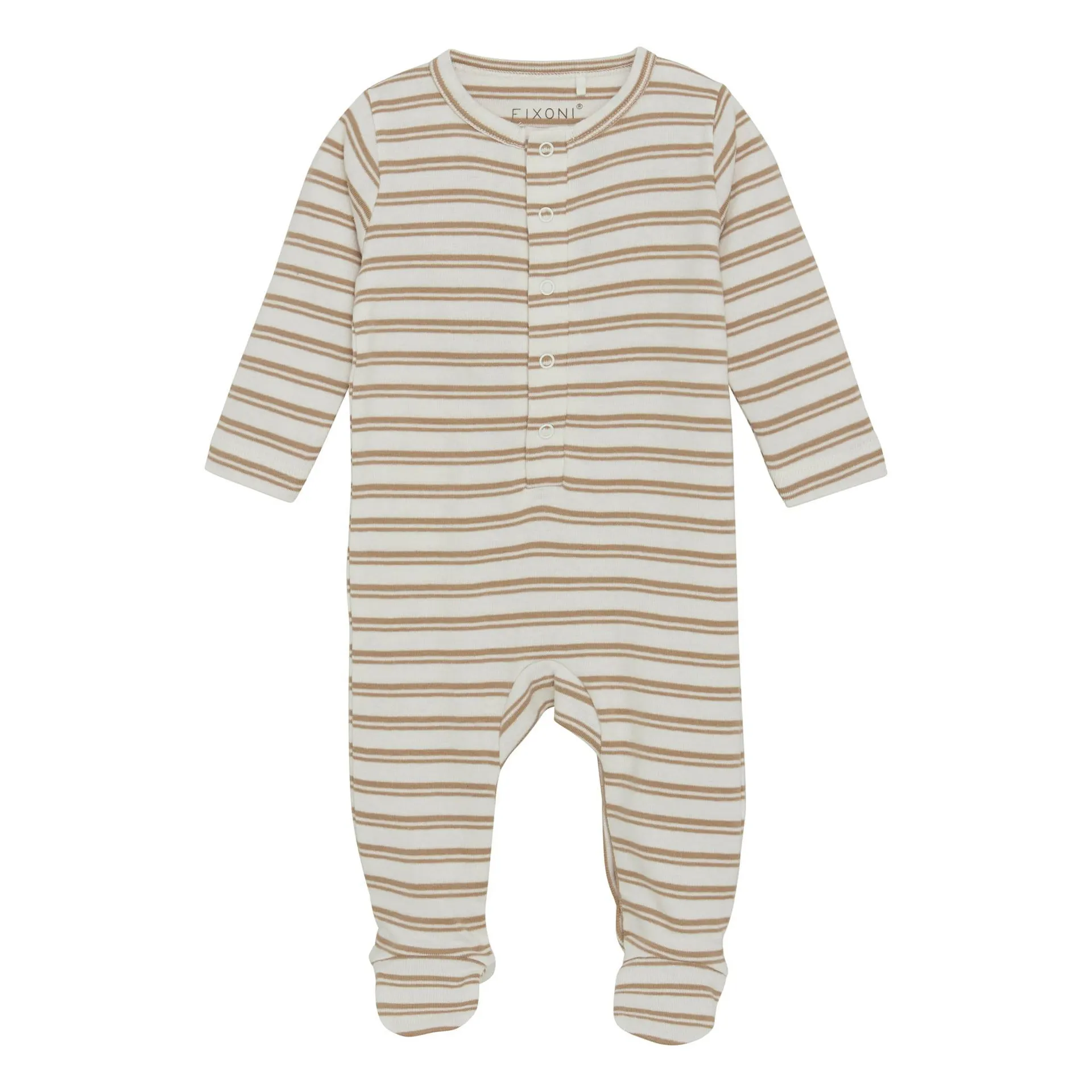 Stripe Rib Pajamas Premature-9m