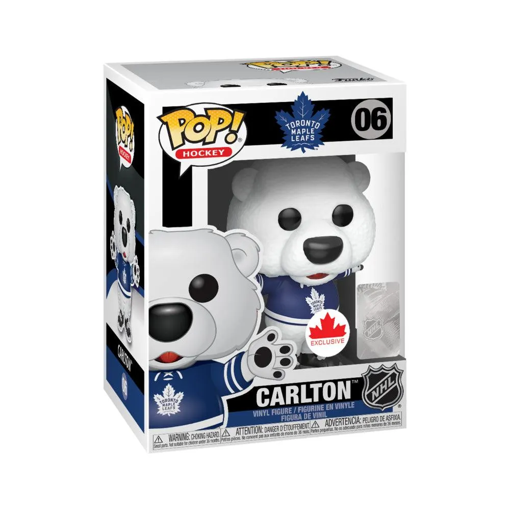 Funko - Pop! NHL: Toronto Maple Leafs - Carlton the Bear figurine en vinyle
