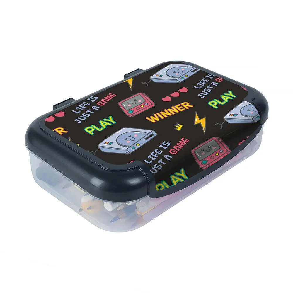 ZIPIT - Boîte de Rangement Recyclée - Motif jouer