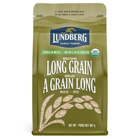 Riz brun biologique - À grain long