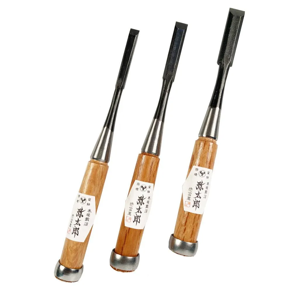Set of 3 Japanese wood chisels - Mantaro