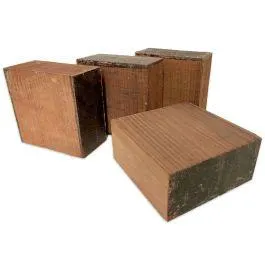 Bloc de palissandre des Indes 2'' x 6'' x 6''