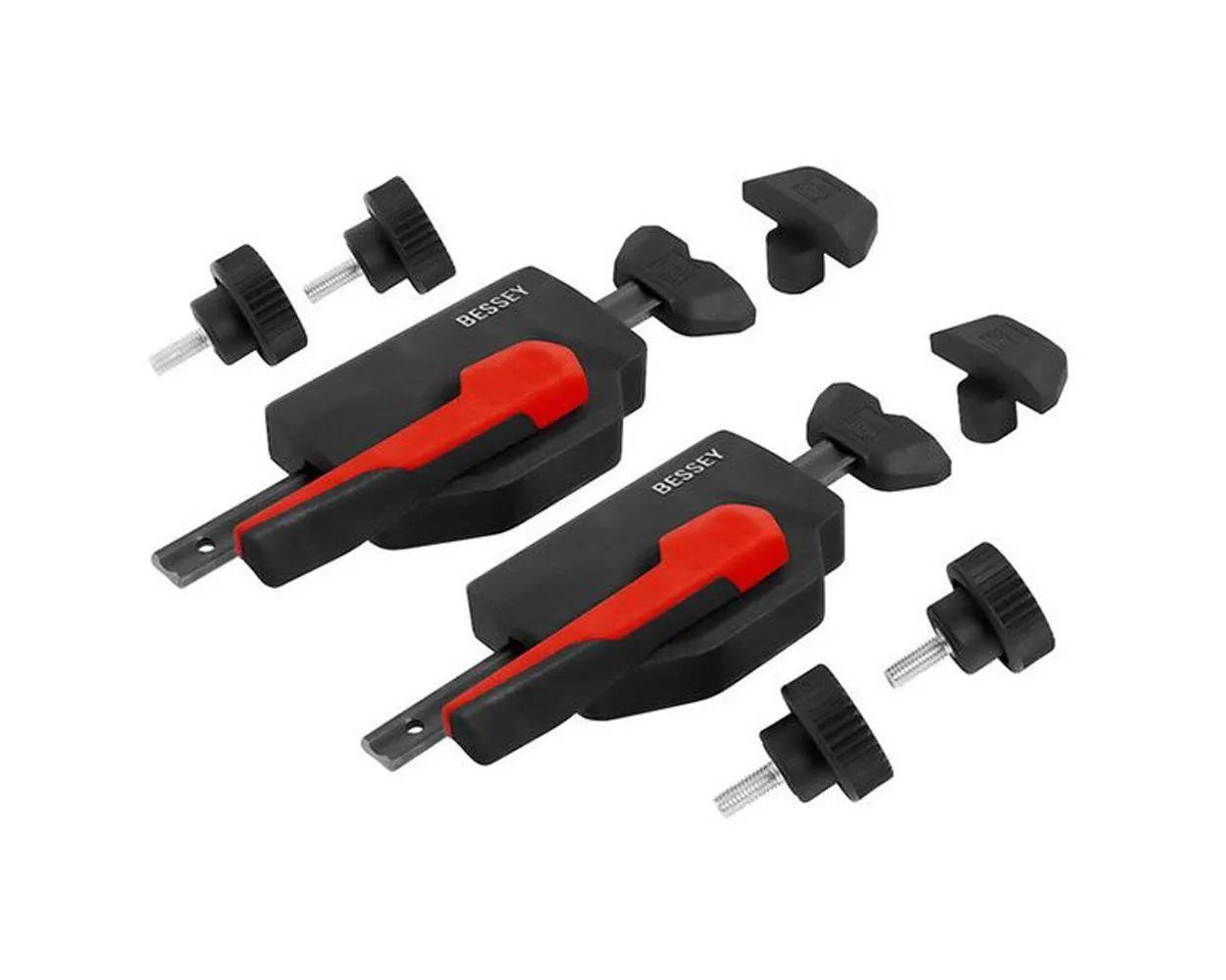 Ensemble de 2 serre-joints horizontales pour table MFT WNS20 - Bessey