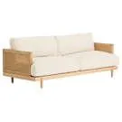Sofa condo Série 8031 avec cannage en rotin