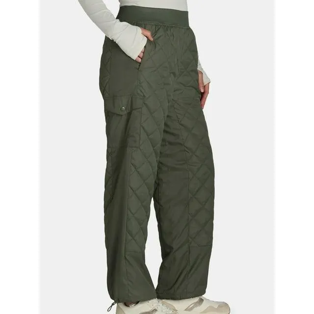 Avia Women's Quilted Hike Joggers, Sizes XS-XXXL