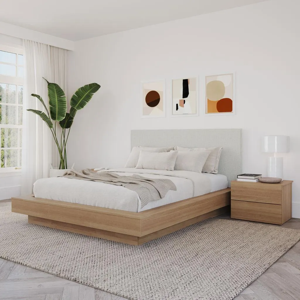 Mobilier de chambre à coucher Julian 4 pièces - Grand