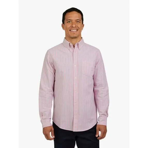 Chaps Men's and Big Men's Seacoast Wash Long Sleeve Oxford Woven Shirt, Sizes S-3XL