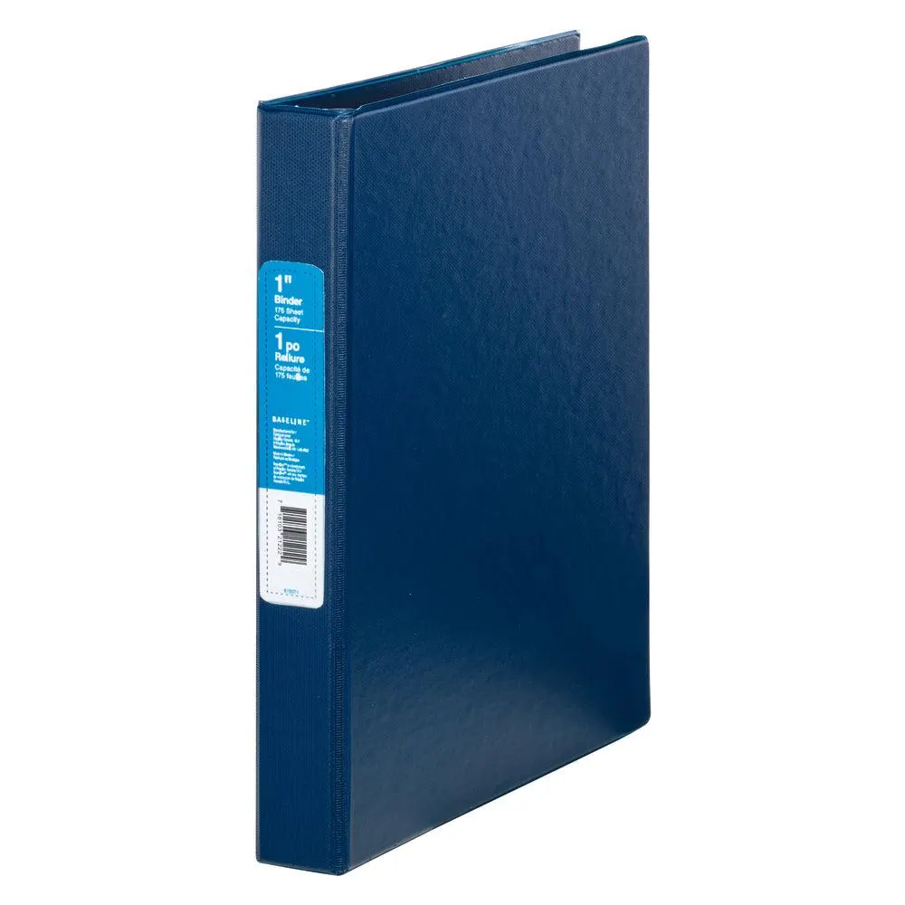Staples - Reliure économique, bleu, 1 po