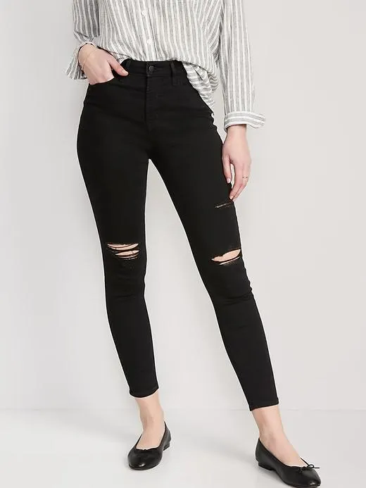 High-Waisted Rockstar Super-Skinny Jeans