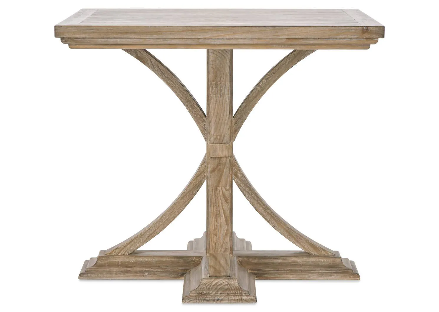 Table carrée Ashford en bois récupéré -Madrigal chamois