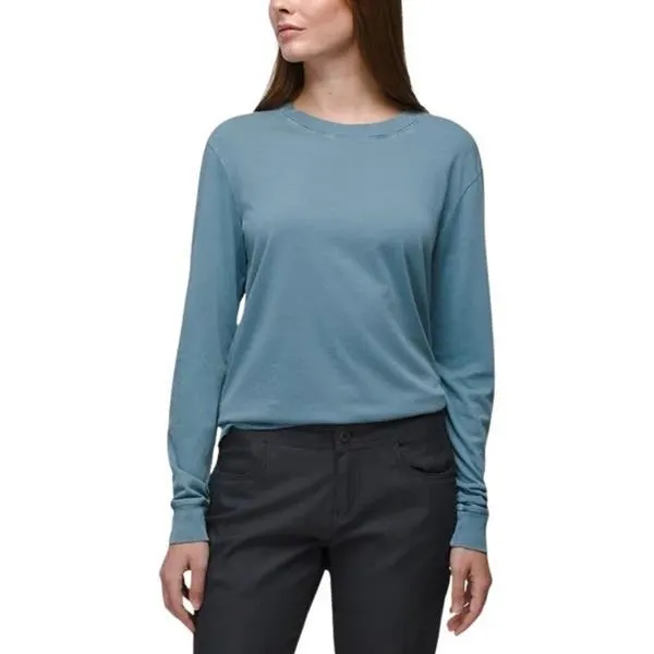 T-shirt manches longues Everyday Vintage-Washed pour femme