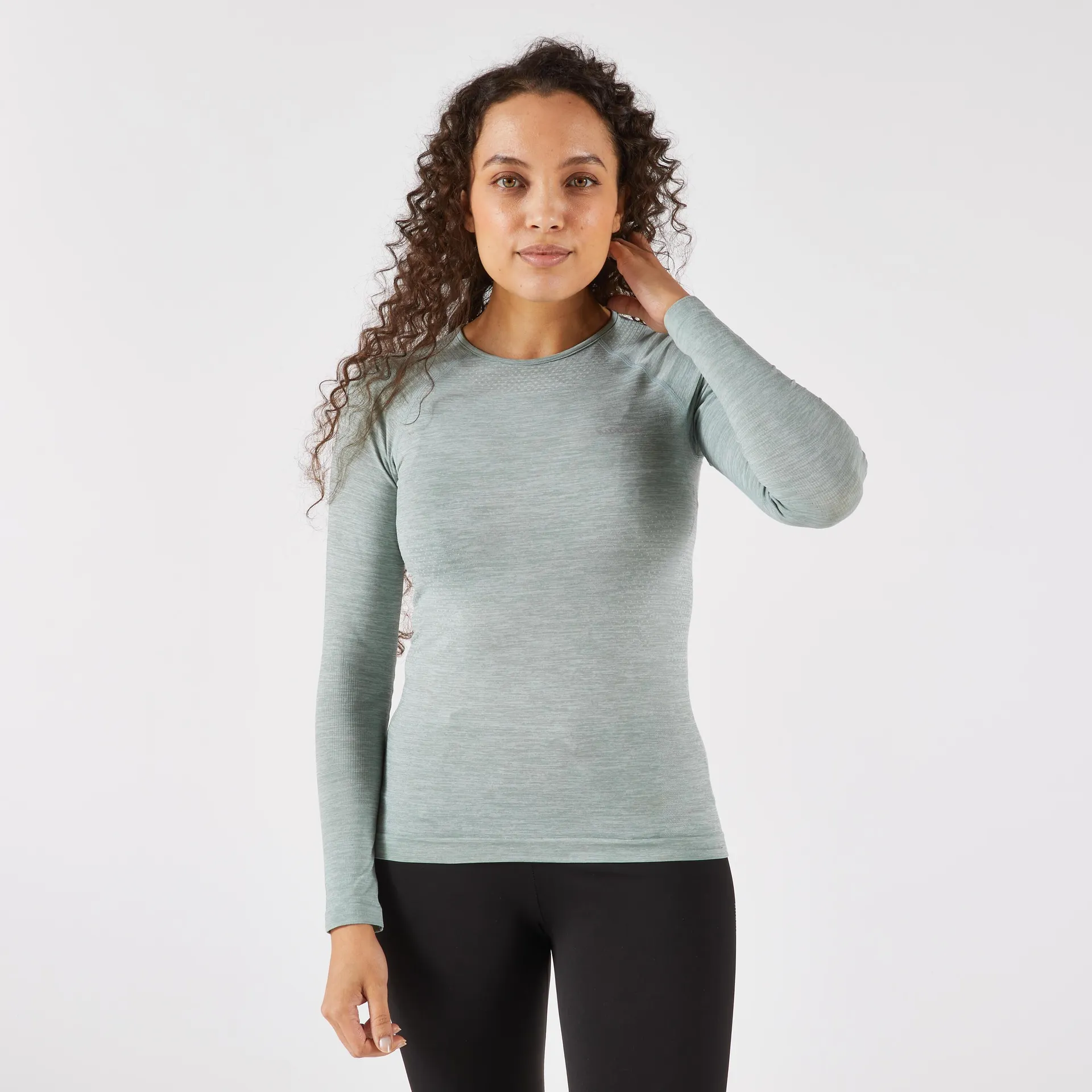 Chandail de course à manches longues sans coutures femme, Run 500