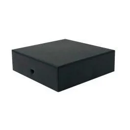 Capuchon de poteau Eazy cap noir profil bas 4’’ x 4’’ - Nuvo iron
