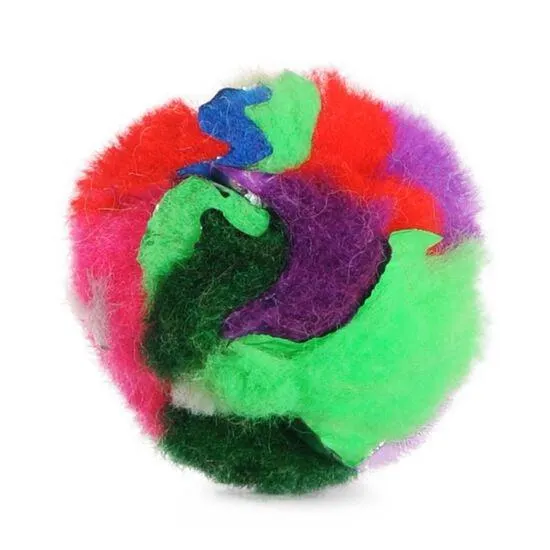Jouet pour chat balle multicolore