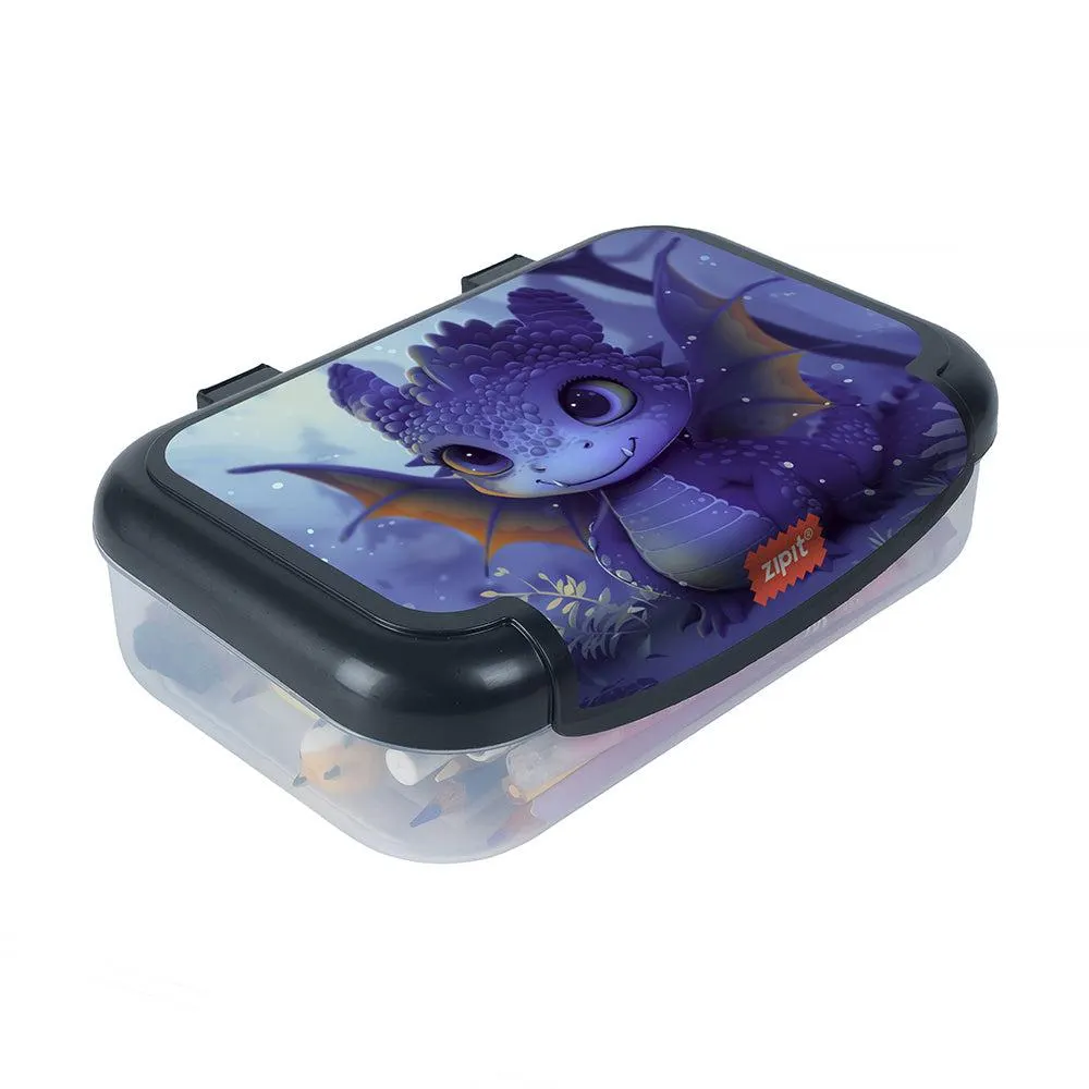 ZIPIT - Boîte de Rangement Recyclée - Motif dragon