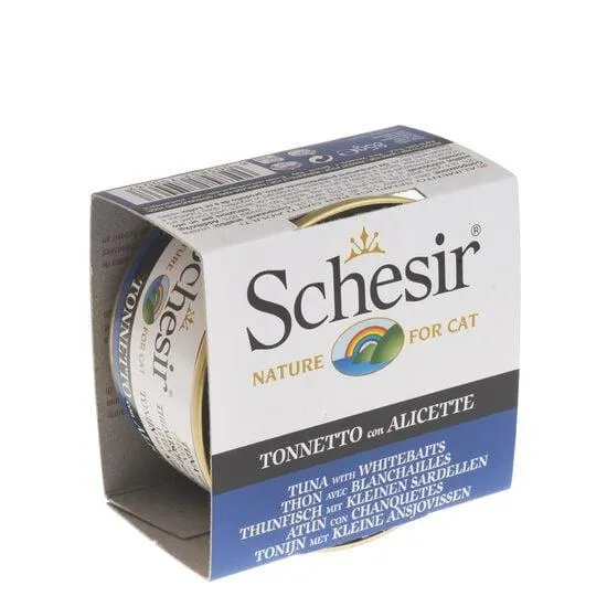 Nourriture humide pour chats, thon avec blanchailles
