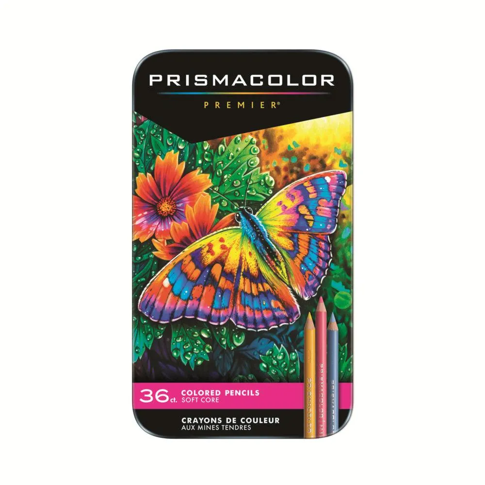 Crayons de couleur Premier de Prismacolor, coul. variées, 36/paq. (92885T)