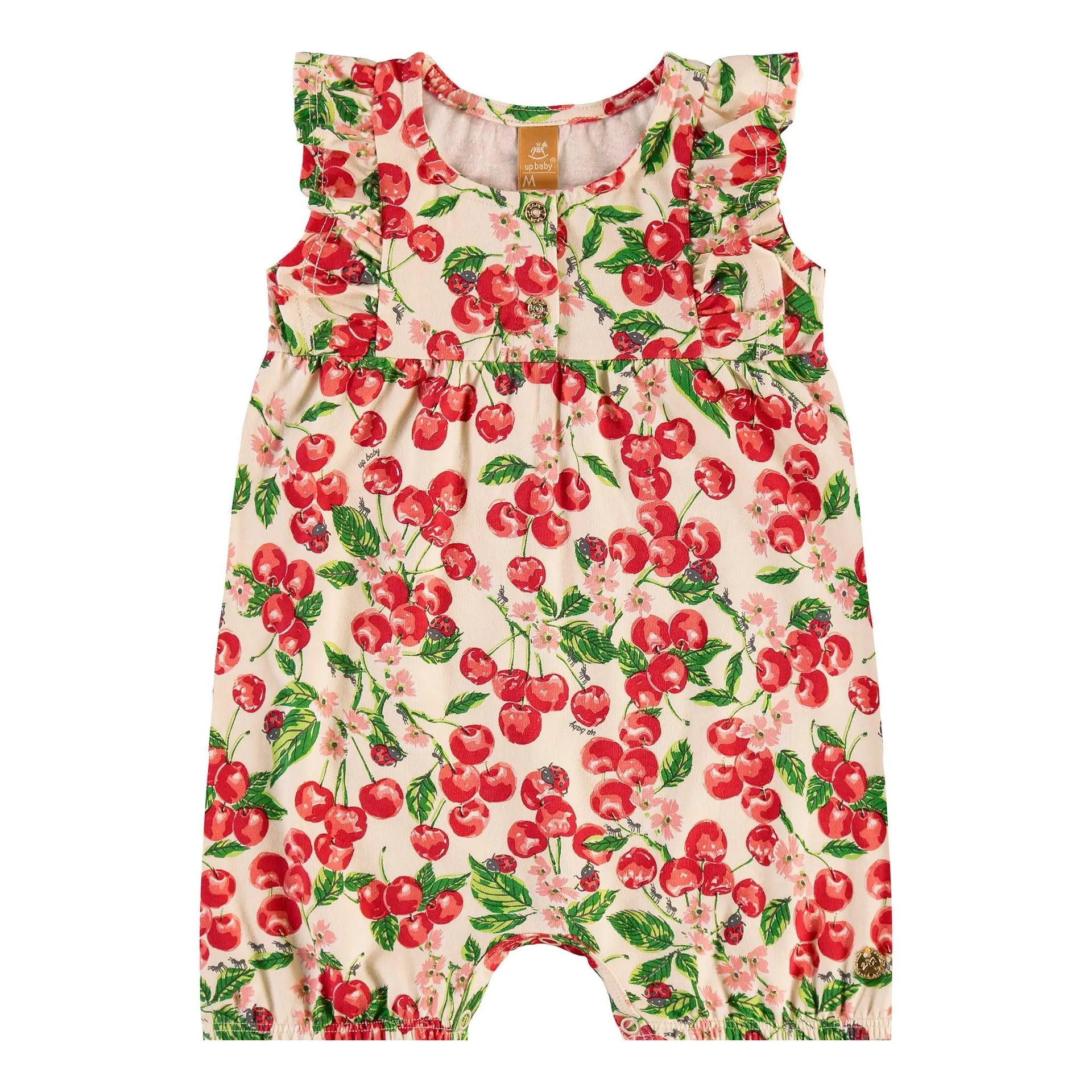 Cherries Romper 3-18m