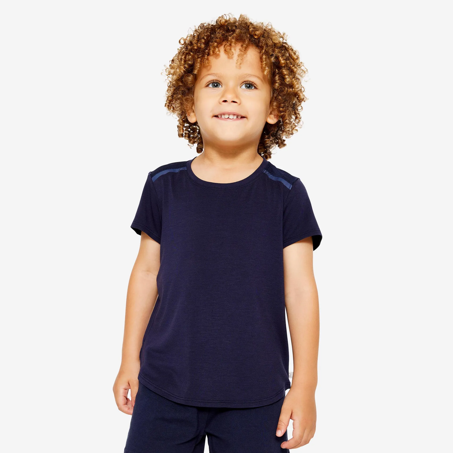 T-shirt léger enfant – 500 bleu