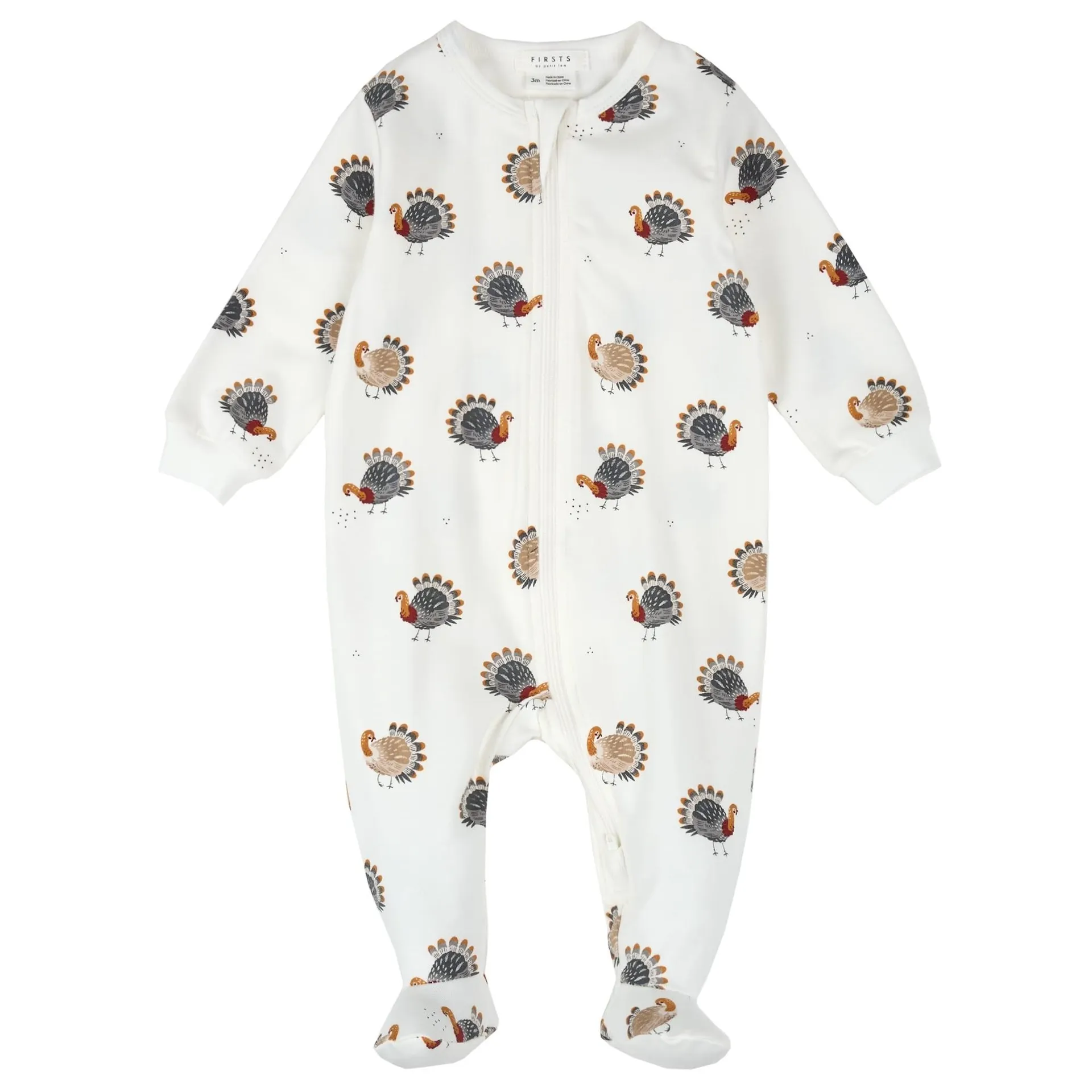 Pumpkins Turkey Pajamas 0-12m
