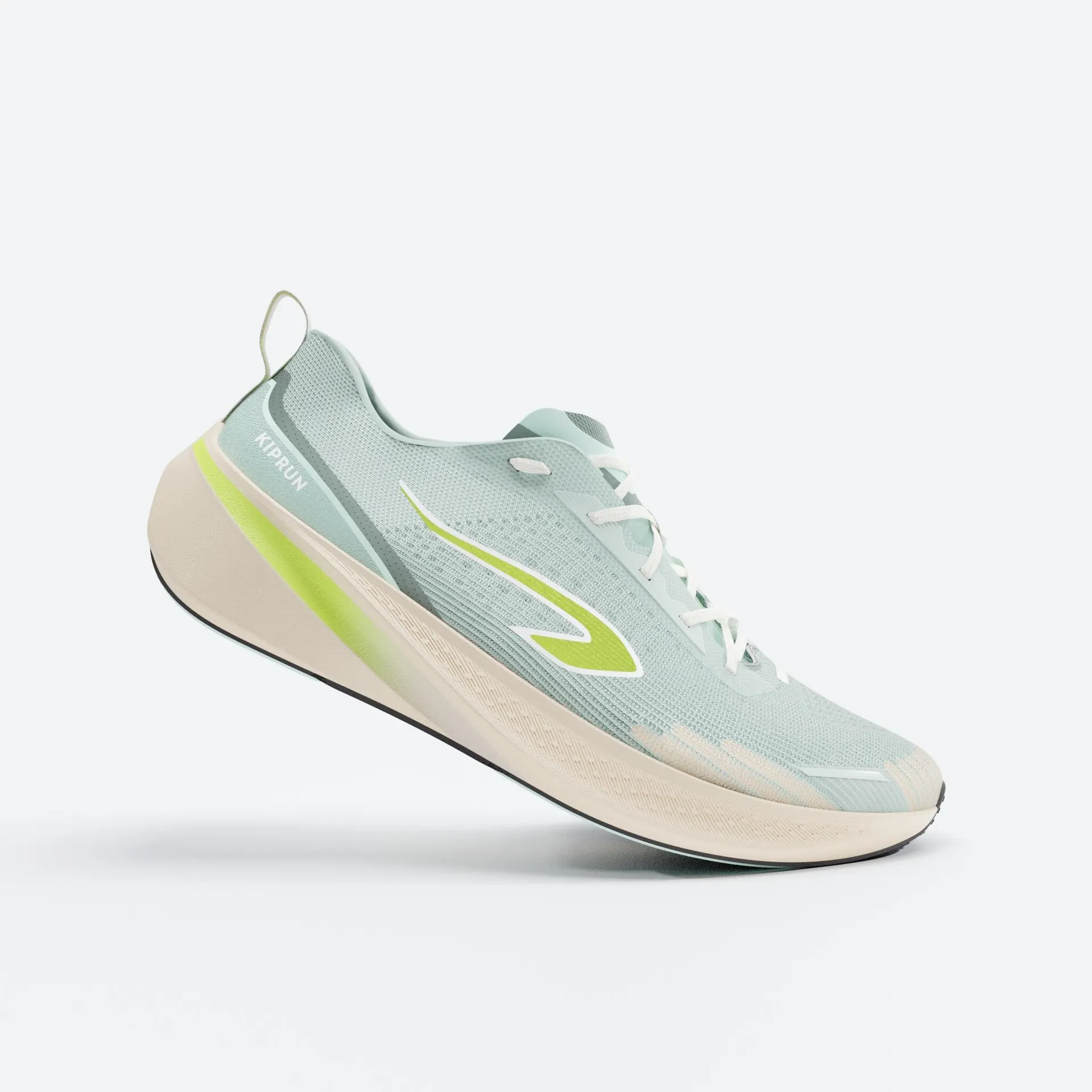 Chaussures de course femme - Kiprun Cushion 500 vert
