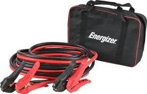 25 ft 1 Gauge Booster Cables with LED Clamps
