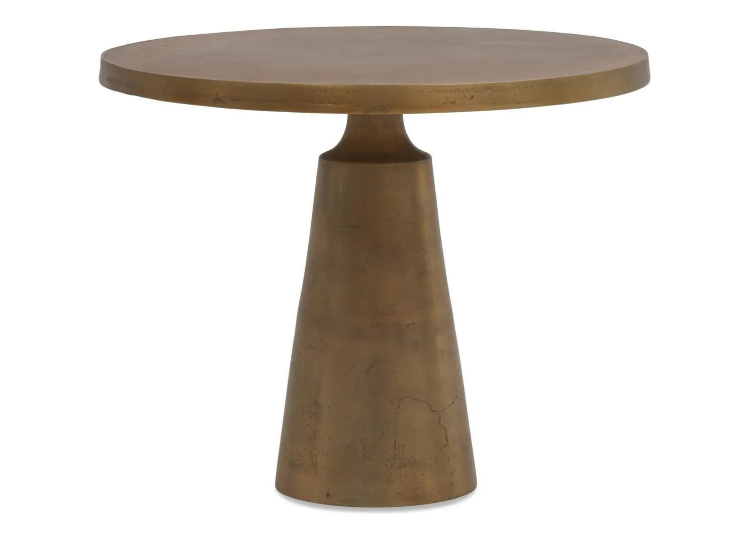 Table d'appoint Gershwin 24 po en métal recyclé