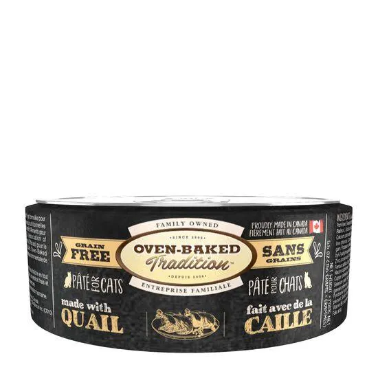 Nourriture humide à la caille pour chats adultes, 156 g