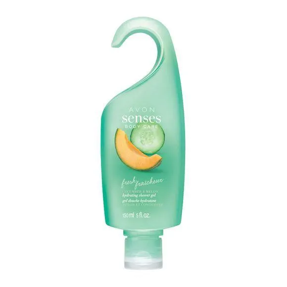 Gel douche hydratant Melon et concombre Fraîcheur Avon Senses Body Care
