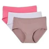 Lot de 3 culottes taille mi-haute en microfibre super extensible George pour femmes Tailles P-TG