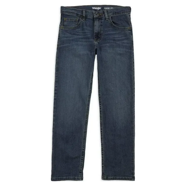 Wrangler Boy's Straight Fit Jean, Sizes 4 -16 Slim, Regular & Husky