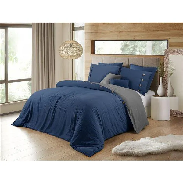 Ensemble de housse de couette marin grand lit par Swift Home, 3 mcx