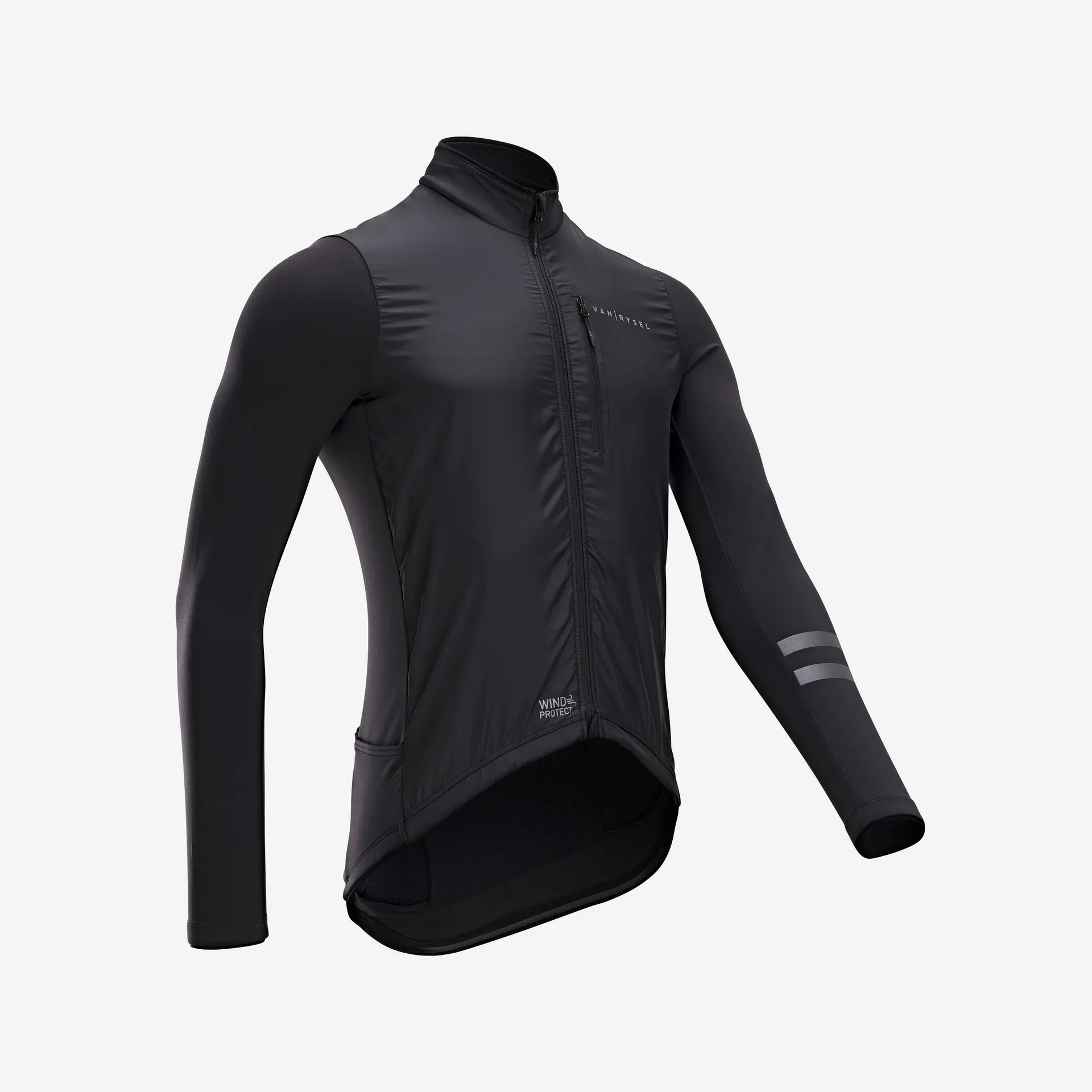 Maillot de vélo à manches longues homme – RC 500 Shield noir