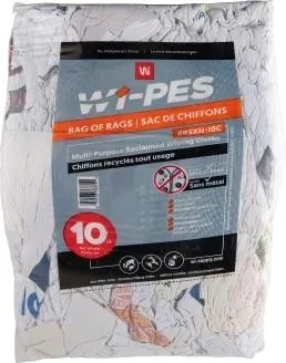 WIPE-IT 10 lb Bag Near-White Fleece Shop Rags