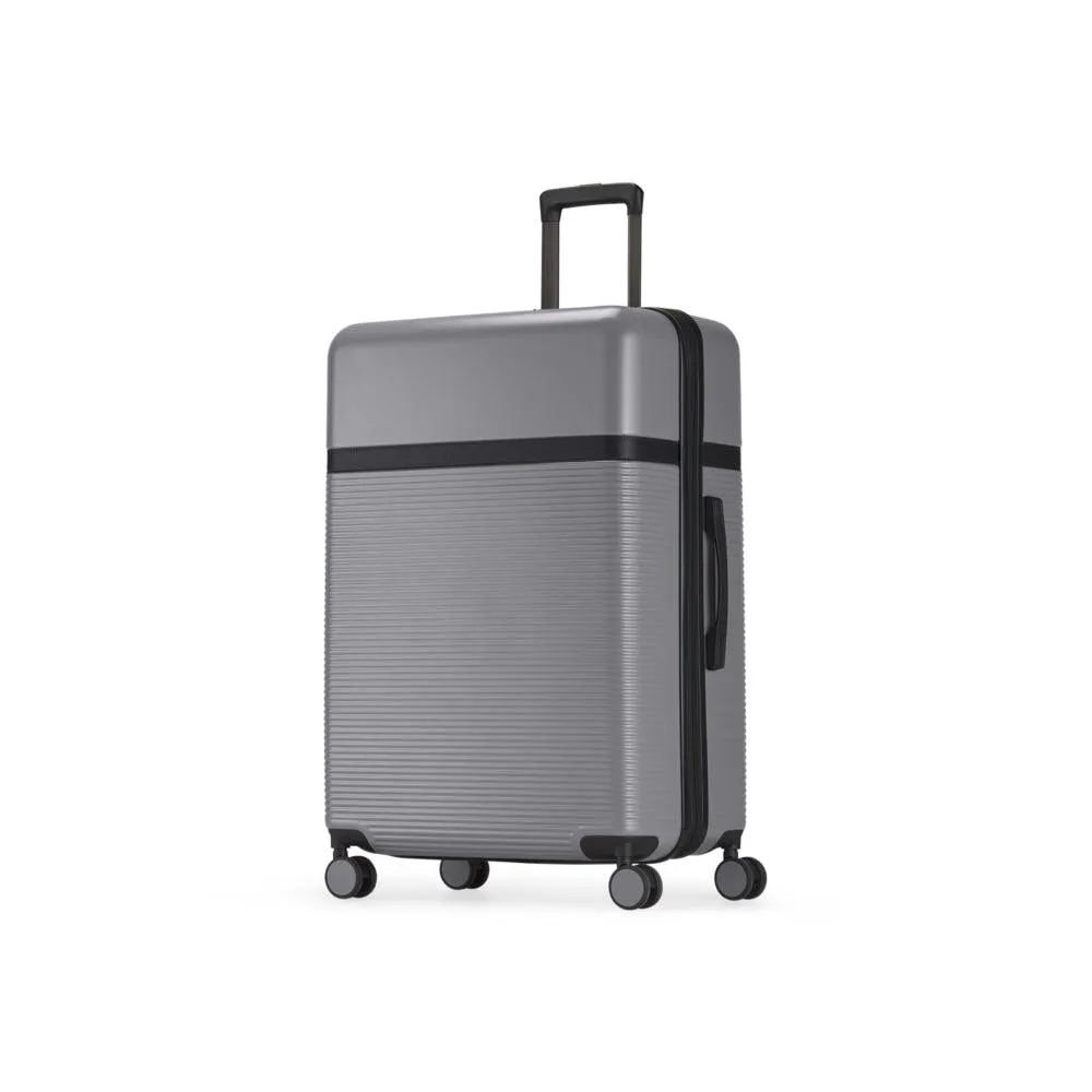 Bugatti - Valise d'enregistrement à coque rigide - 30po de la collection Sofia - Gris foncé