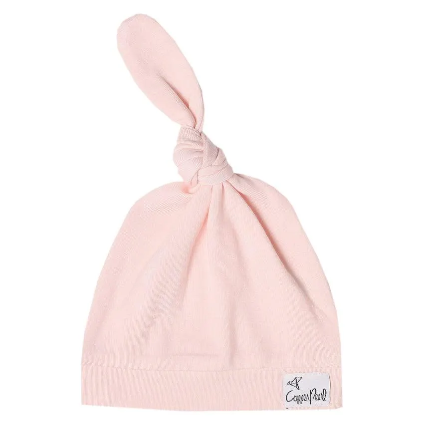 Top Knot Hat 0-4m - Blush
