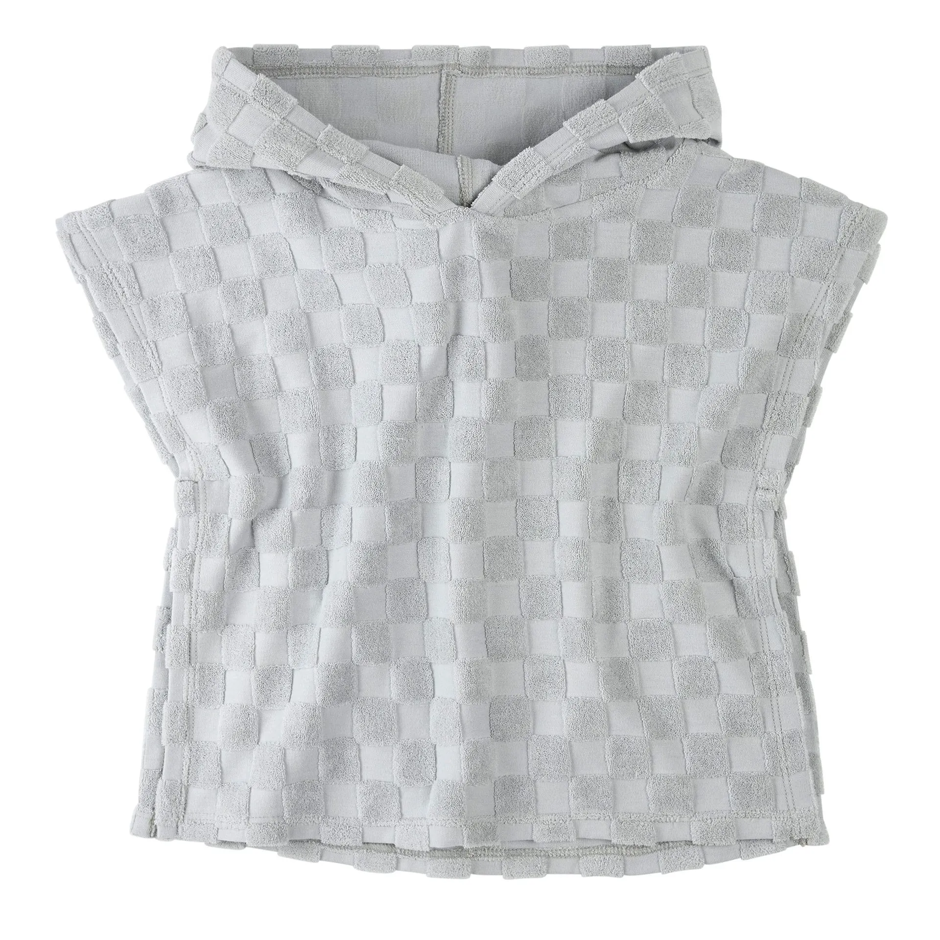 Checkered Beach Poncho 12-24m
