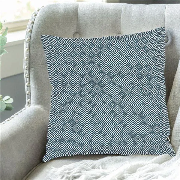 Coussin en coton IH Casa Decor géométrique 18 X 18, lot de 2