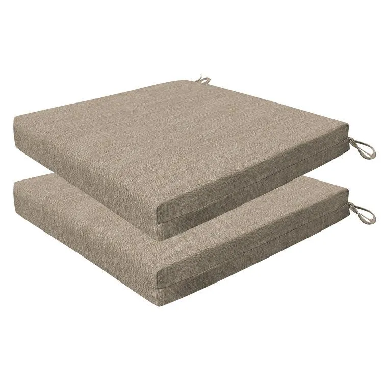 Meredydd Outdoor 20" Square Dining Seat Cushion