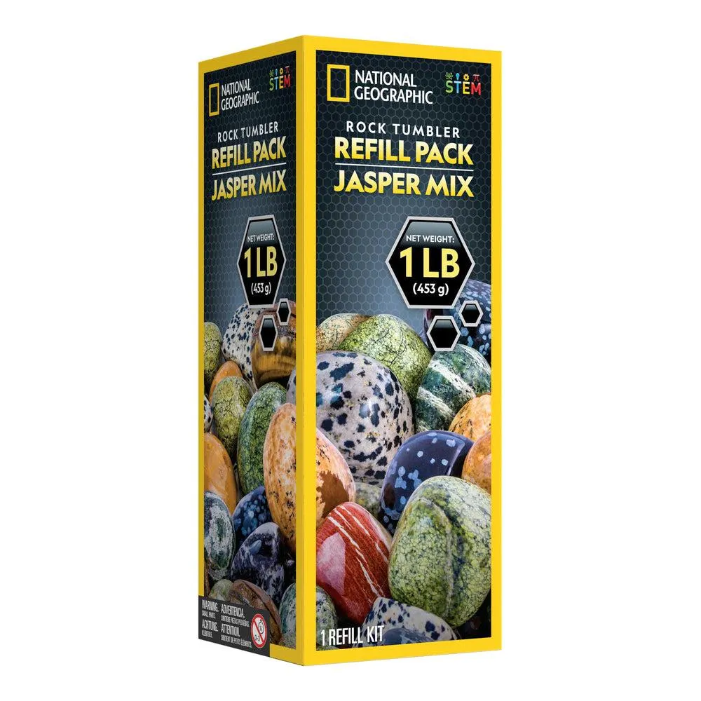 National Geographic - Rock Tumbler Jasper Mix Refill - Édition anglaise