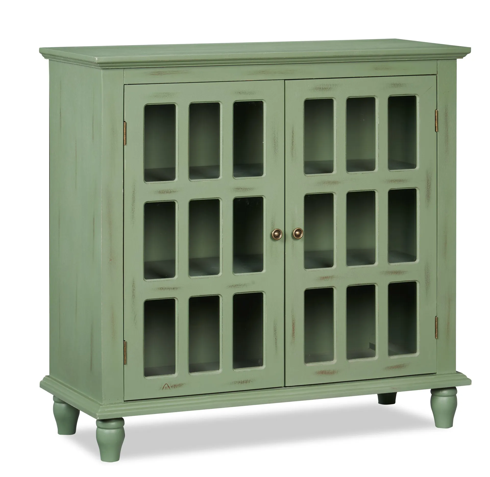 Armoire décorative Bray de 36 po - vert antique