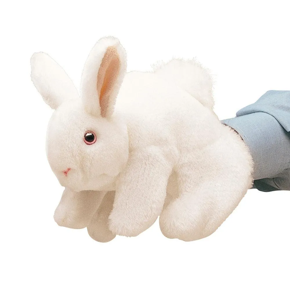 Folkmanis - Lapin Blanc Marionnette
