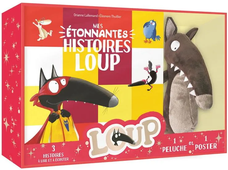 Mes étonnantes histoires Loup Cof. + peluche
