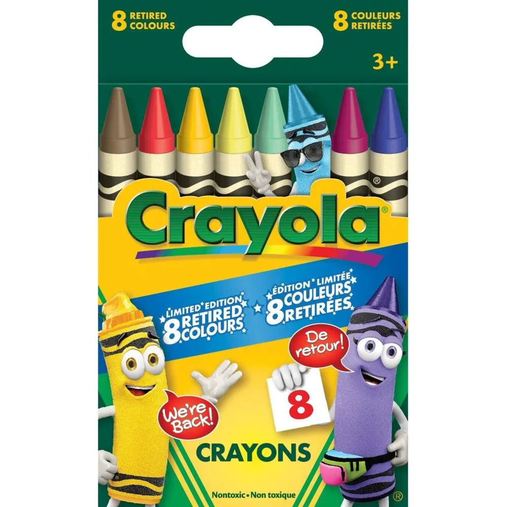 Crayola - Comprend crayons couleur édition limitée - Paquet de 8