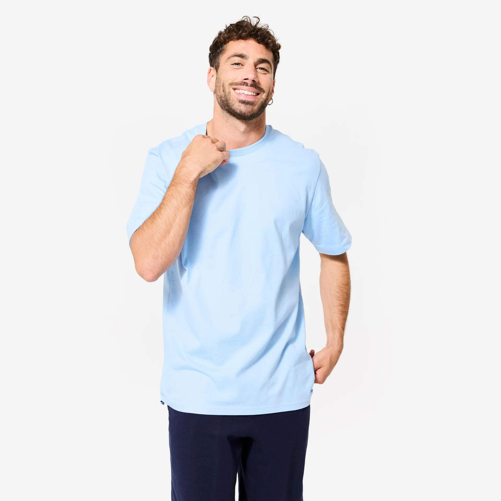 T-shirt de sport regular homme - bleu clair
