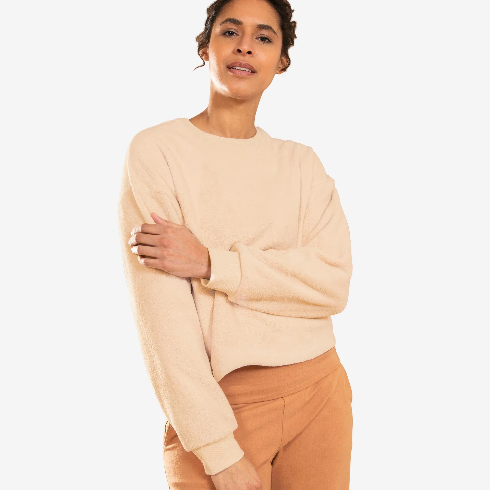 Chandail de yoga en polaire femme
